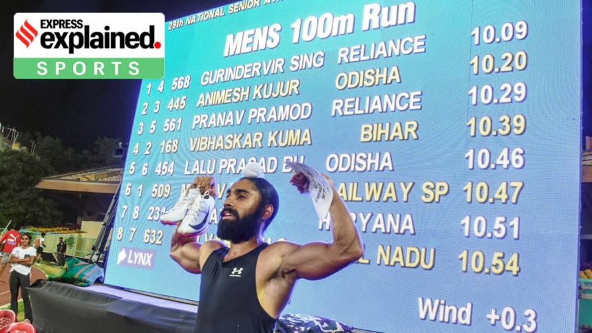 The anatomy of a perfect race: Gurindervir Singh’s record-breaking 100-m run – The Indian Express