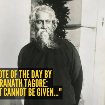 wp-header-logo-1016.png Love quote of the day by Rabindranath Tagore: “Love's gift cannot be given…"