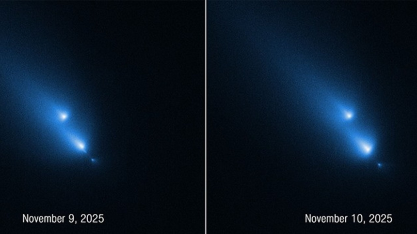 Hubble telescope accidentally captures a comet breaking apart. See pics – India Today
