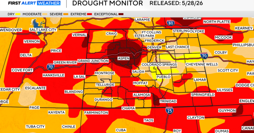 Recent rains help improve drought in parts of Colorado – CBS News
