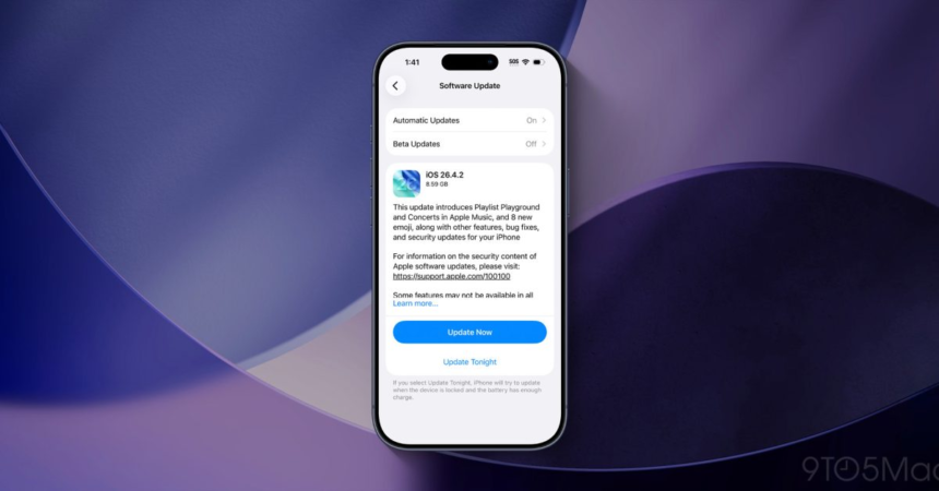 wp-header-logo-1217.png Apple releases iOS 26.4.2 for iPhone, here’s what’s new – 9to5Mac