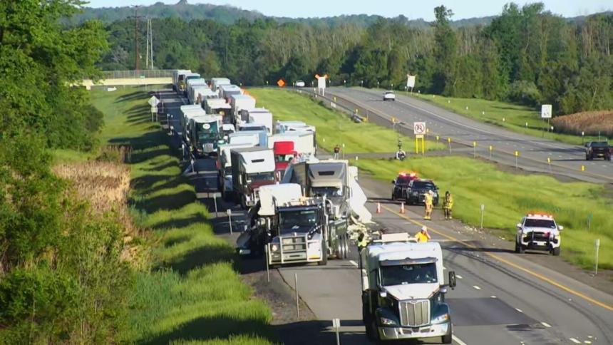 wp-header-logo-1500.png Tractor-trailer crash shuts down portion of New York State Thruway in Ontario County – 13wham.com