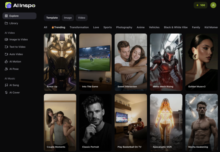 AI Inspo Launches AI Video Generator Anyone Can Use to Make Viral TikTok and Reels Videos – 24-7 Press Release Newswire