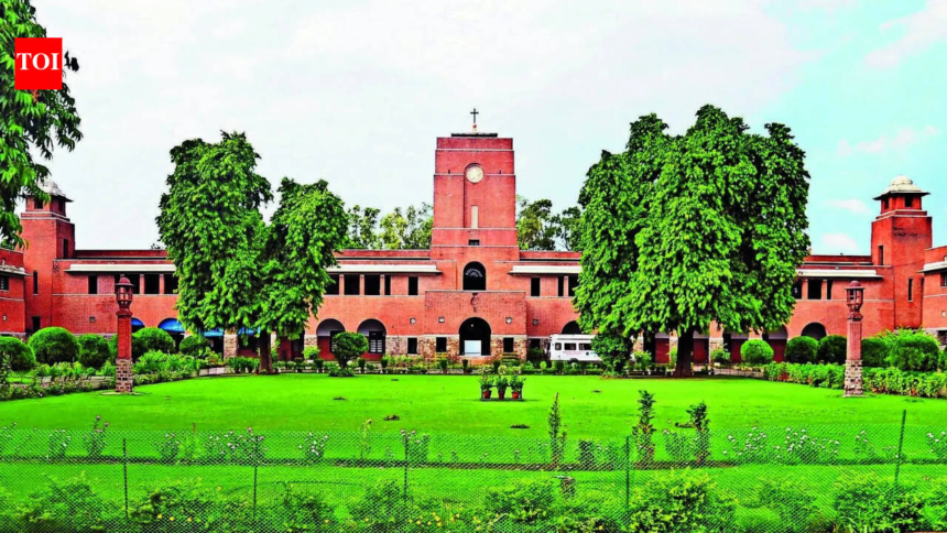 DU asks Stephen’s to scrap outgoing principal’s absorption as prof – The Times of India