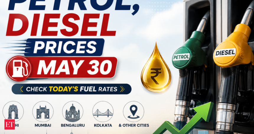 Petrol, diesel prices today on May 30: Have fuel rates changed? Check latest prices in Delhi, Mumbai, Beng – The Economic Times