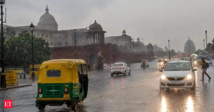 Delhi Weather Update: Clouds, rain bring sharp cooldown across national capital after weeks of scorching h – The Economic Times