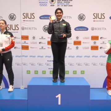 At 21, Esha Singh breaks a world record and beats the Olympic champion – The Indian Express