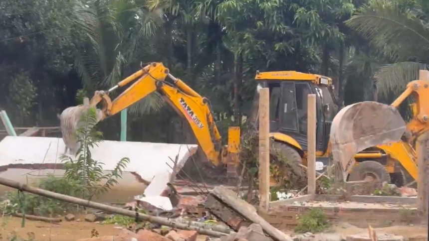 Religious structures razed in Faridabad for RRTS corridor; internet suspended, traffic diverted – The Indian Express
