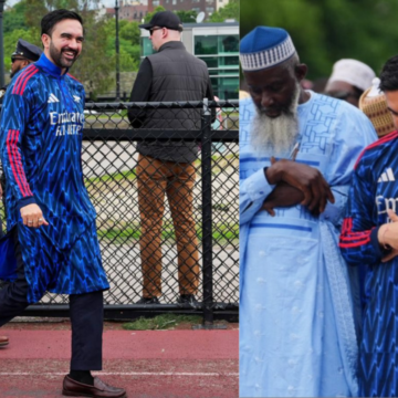 wp-header-logo-221.png Arsenal Thobe for Eid? Zohran Mamdani goes viral in bold football-themed outfit at Eid al-Adha celebratio – The Times of India