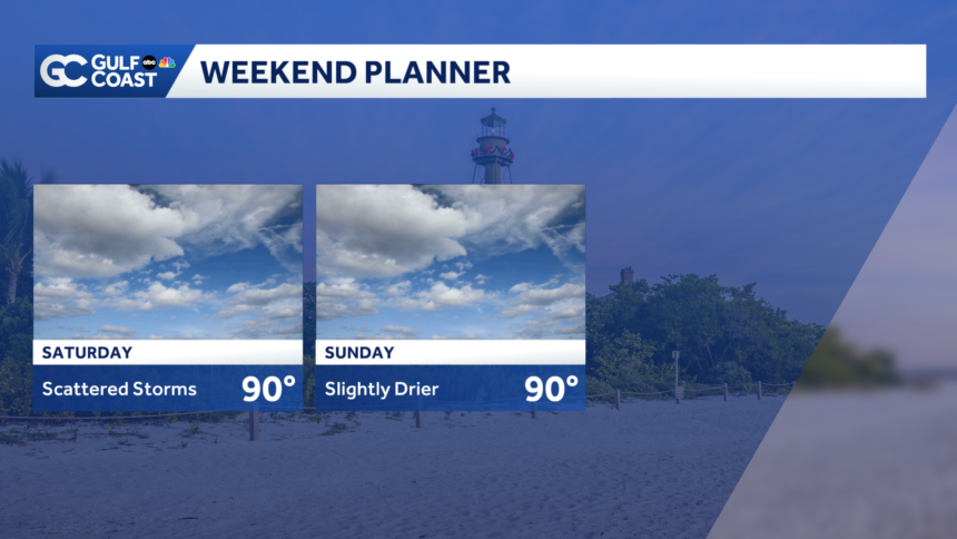 Coastal showers along our Gulf Coast possible Saturday morning – Gulf Coast News and Weather