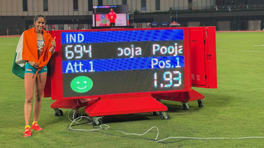 Why did Sahana shed tears of joy at own high jump national record being broken – The Indian Express