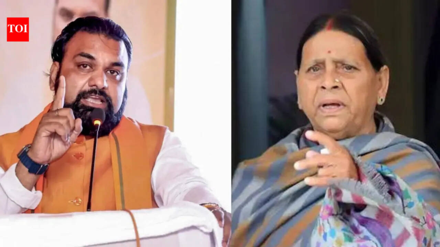 'Not going to vacate': Rabri's 'evict by force' dare to CM Samrat over bungalow – The Times of India