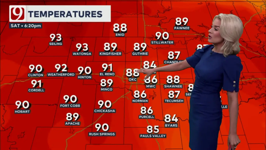 wp-header-logo-2611.png Hot & muggy with severe storm chances for some… your Saturday evening forecast here! – News 9