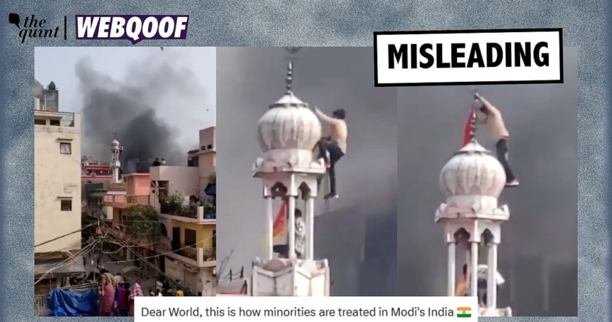 wp-header-logo-2623.png Fact-Check: Vandalism of New Delhi Mosque From 2020 Shared as Recent Incident – The Quint