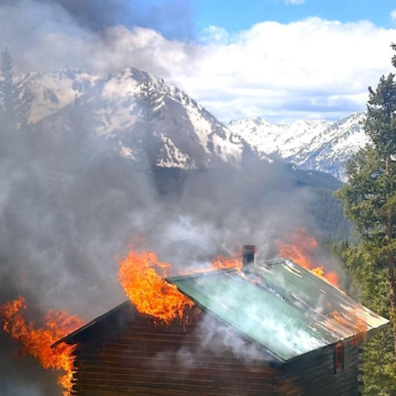 wp-header-logo-2671.png Grant's Cabin, on back side of Ajax, destroyed by fire today – Aspen Daily News