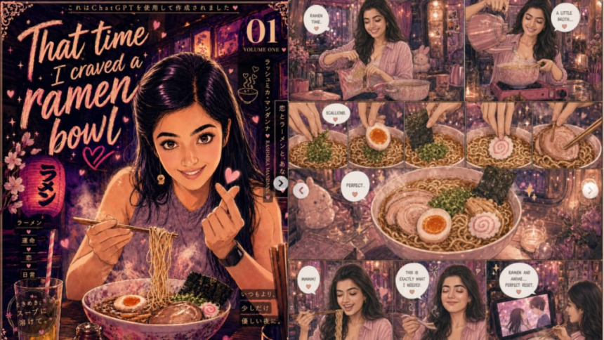 Rashmika Mandanna turns manga muse in new AI collaboration with OpenAI’s ChatGPT – Storyboard18