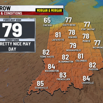 Rain on the way out, dry weather on the way in – WISH-TV