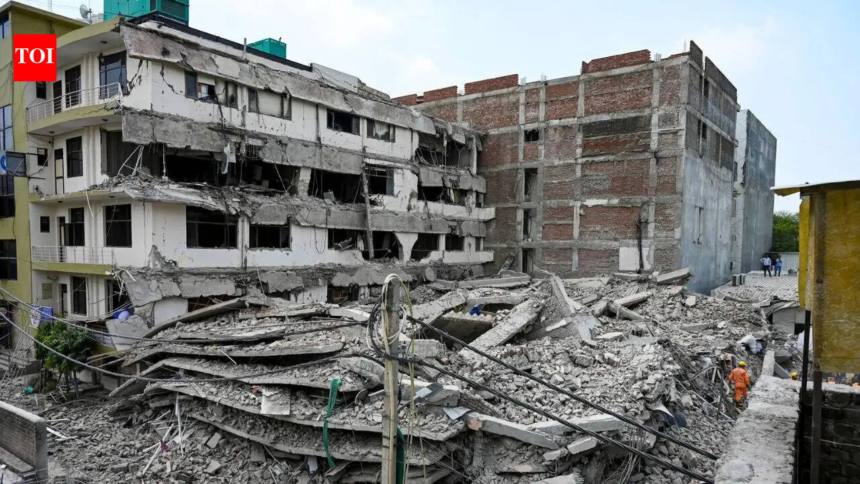 4 dead in south Delhi building collapse – The Times of India