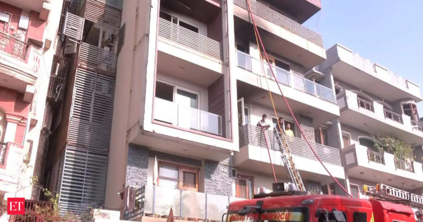Delhi Shahdara Fire: 9 killed in residential building blaze in east Delhi's Vivek Vihar – The Economic Times