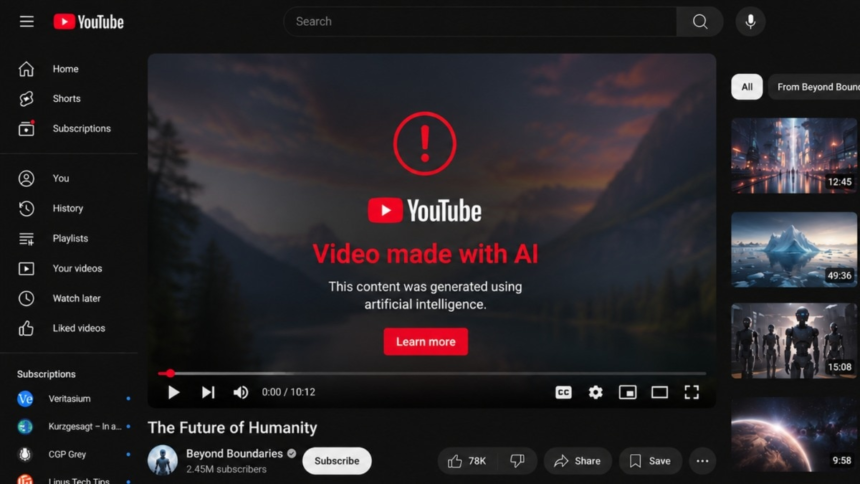 YouTube to label AI videos even when creators do not disclose AI use – India Today