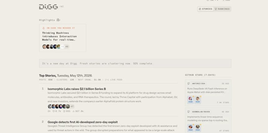 Digg has returned (again) as an AI news aggregator – Yahoo Tech