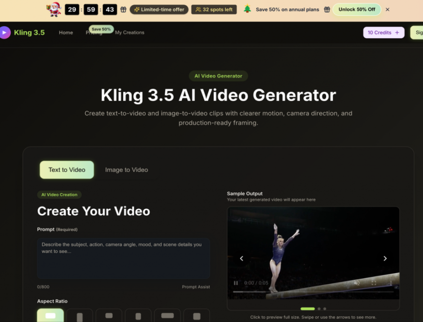 wp-header-logo-716.png Kling 3.5 Launches Free AI Video Generator for Text-to-Video and Image-to-Video Creation – Issuewire
