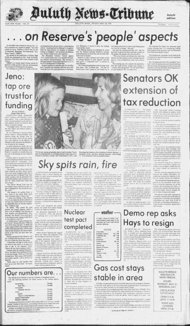 wp-header-logo-731.png America 250: 50 years ago today – May 28, 1976 – Duluth News Tribune