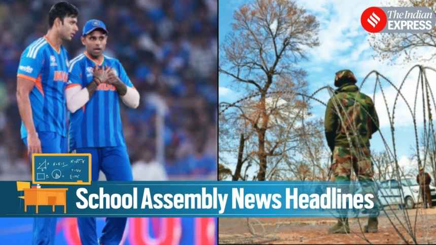Today News Headlines for School Assembly, March 6, 2026: US attack leaves Iran’s drone carrier burning, India beats England in ICC Men’s T20 World Cup 2026 – The Indian Express