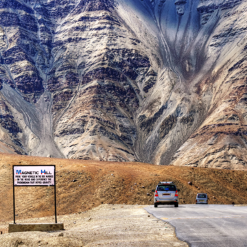 The Magnetic Hill mystery: Why vehicles appear to move uphill on this road in Ladakh