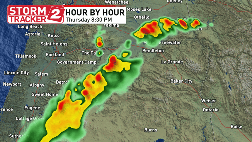 'All hazards possible': Strong to severe thunderstorms expected east of Cascades today – KATU