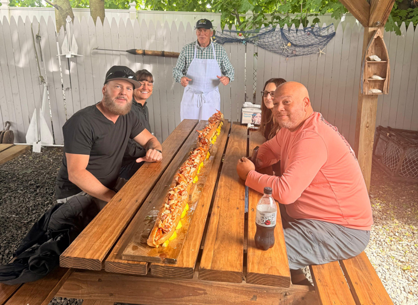 Madison seafood shack claims 'Lobster Roll War' crown with 8-foot Lobzilla Titan lobster roll – New Haven Register