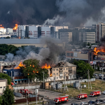 wp-header-logo-1005.png ‘Justified response to Russian attacks’: Ukrainian drones set Moscow’s oil refinery ablaze – The Indian Express