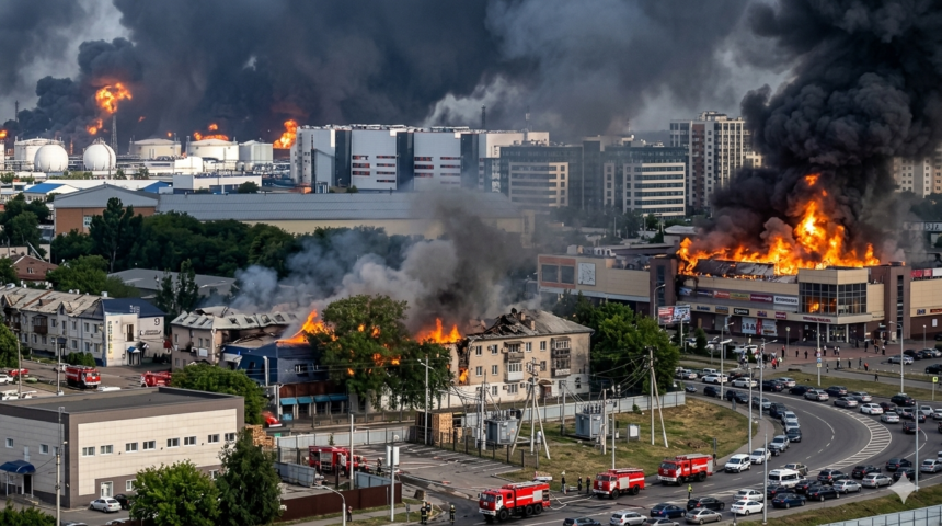 ‘Justified response to Russian attacks’: Ukrainian drones set Moscow’s oil refinery ablaze – The Indian Express