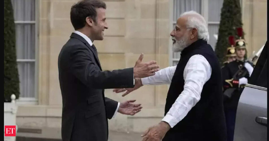 'Mujhe bahut khushi hui': Macron drops linguistic surprise with Hindi farewell to PM Modi – The Economic Times