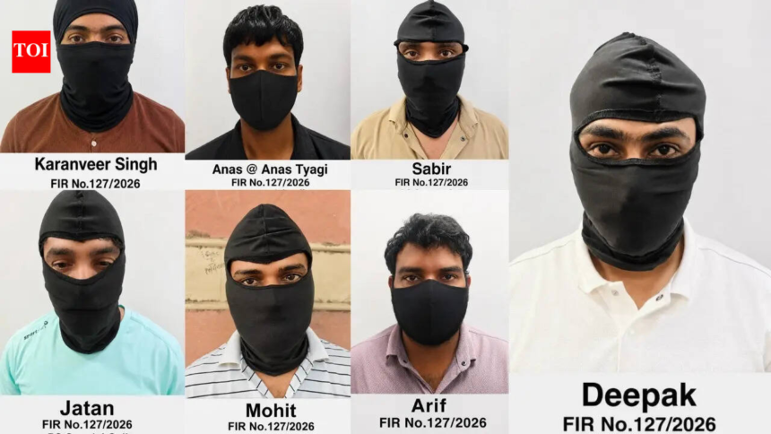 Pakistan-backed terror network busted; 7 arrested after intel flagged plot to recruit youths online for a – The Times of India
