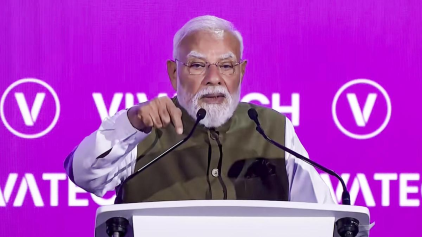 Tech can lead to progress only if democratised; for India AI means 'All Inclusive': Modi – The Hindu