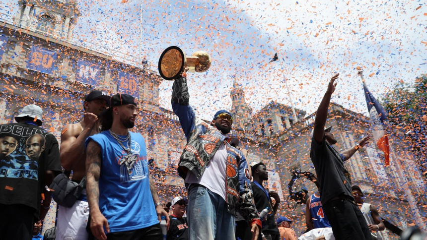 New York City celebrates Knicks with ticker-tape parade – Spectrum News