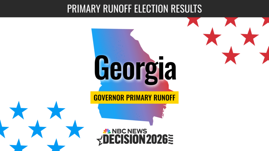 Georgia Governor Primary Runoff Election 2026 Live Results – NBC News