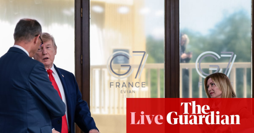 wp-header-logo-1679.png Italian PM Meloni says she was ‘astonished’ by Trump claims that she ‘begged’ him for a photo – Europe live – The Guardian