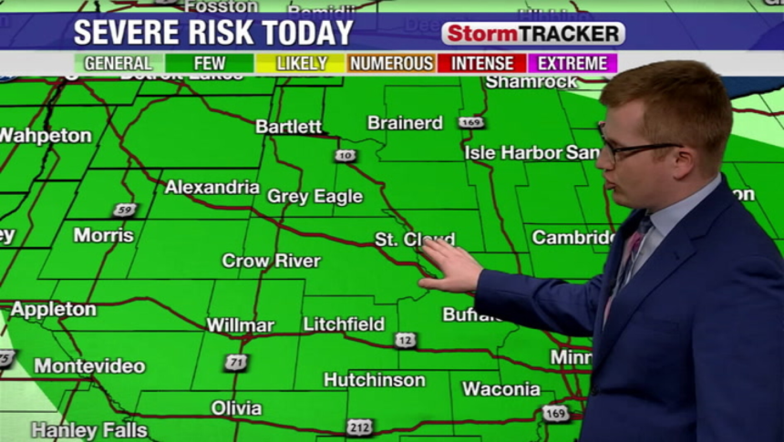 Tracking showers and storms the rest of today – West Central Tribune