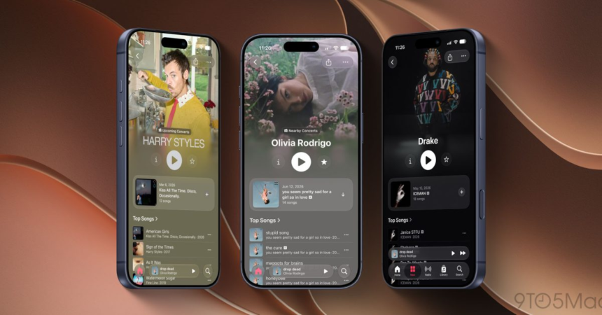 Apple Music in iOS 27 introduces new design changes in two key areas – 9to5Mac