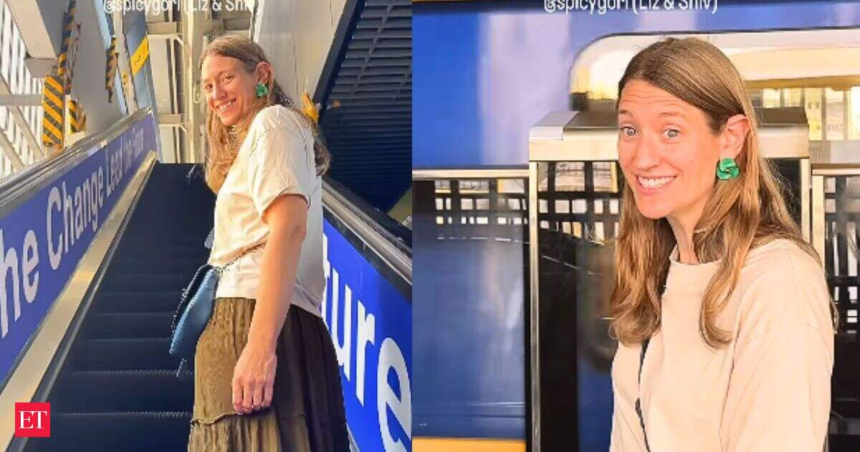 'America, learn from India': US woman riding Mumbai Metro for the first time shares why it is better than – The Economic Times