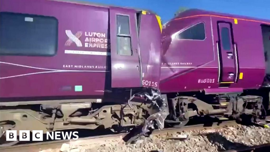 Driver dead and 33 people seriously injured as Bedford train crash declared major incident – BBC