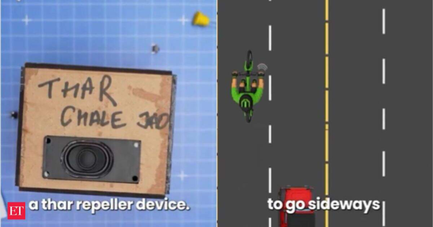 wp-header-logo-2207.png 'Thar repeller device': AI 'Thar Detector' goes viral for all the right (or wrong) reasons. Watch how it w – The Economic Times