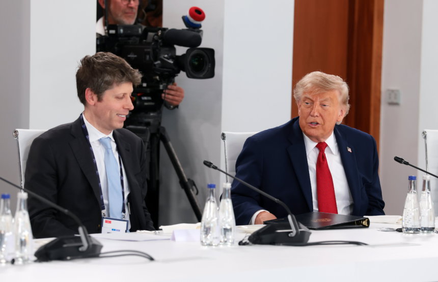 'A signal of where power sits': Trump and world leaders joined by OpenAI, Anthropic, Google at G7 – CNBC