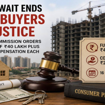 wp-header-logo-2452.png In landmark consumer ruling, home buyers win full ₹40 lakh refund and compensation after 16 years without a home