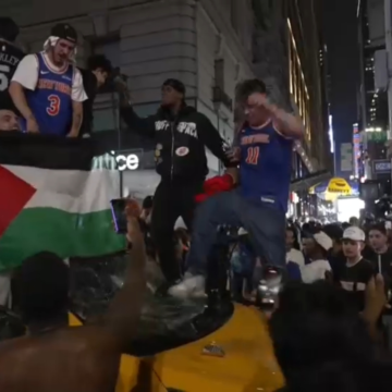 Suspect arrested after taxi stomped on, damaged after Knicks Game 4 of NBA Finals win; police searching for other 2 – ABC7 New York