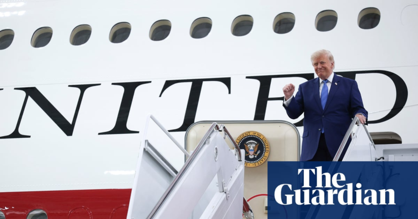 Trump unveils new Air Force One, a converted Qatari 747 – The Guardian