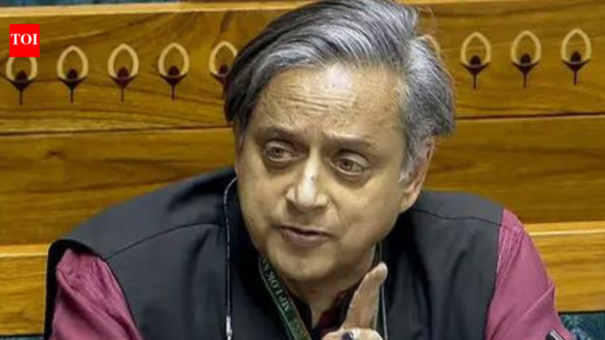 Shashi Tharoor's praise for PM Modi sparks political slugfest – The Times of India