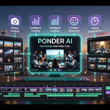 Ponder AI: Turn Raw Footage into Pro Rough Cuts with One Prompt – quasa.io